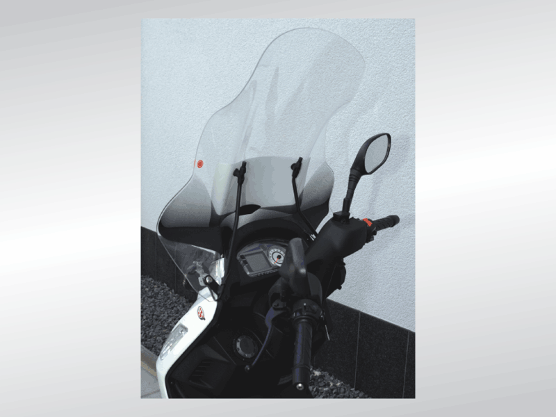 PARE BRISE DINK 50/125 (livré sans set de fixations) PARE BRISE DINK 50/125 (livré sans set de fixations) origine KYMCO 