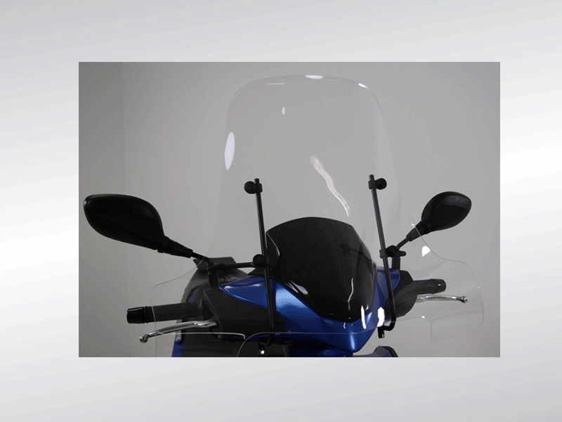 PARE BRISE AGILITY/AGILITY 16+/SUPER 8/VITALITY (avec fixation) KYMCO KA-01-0132-PARE BRISE AGILITY CITY / S8 / PREMIUM/MMC / VITALITY (avec fixation) origine KYMCO -DISPO