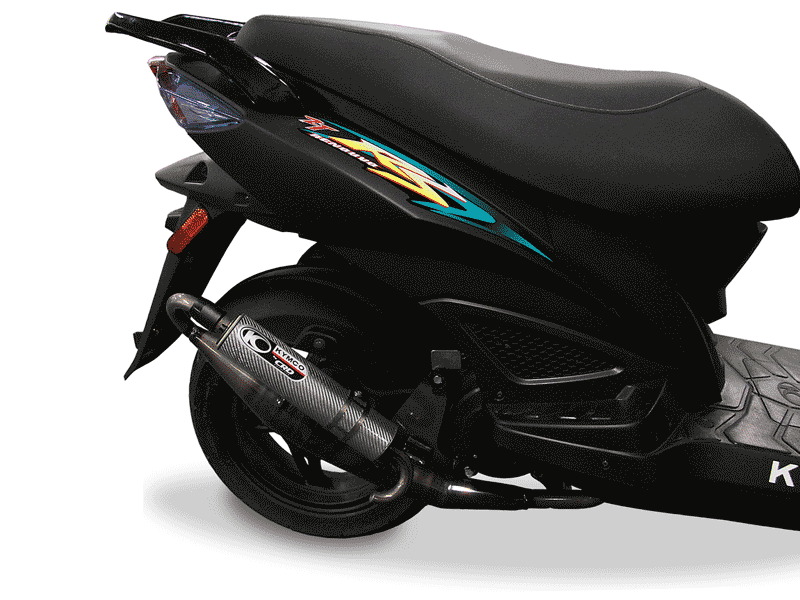POT D ECHAPPEMENT HM AGILITY RS NAKED/ RENOUVO 2T/FR 50 / S8 Pot déchappement  homologué Agility Naked 2 temps / Naked RENOUVO origine KYMCO 