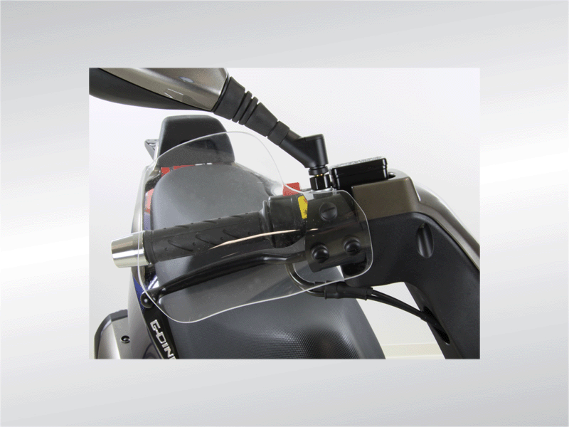 PROTEGE MAINS INCOLORE G-DINK 125/300 KA-01-0293-PROTEGE MAINS INCOLORE G-DINK 125/300 origine KYMCO 