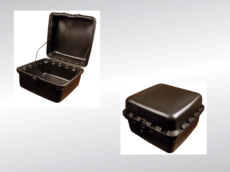 COFFRE LIVREUR NOIR 90 L (500x500x320) Ouverture Verticale  KYMCO COFFRE LIVREUR NOIR 90 L (500x500x320) Ouverture Verticale  KYMCO origine KYMCO -DISPO