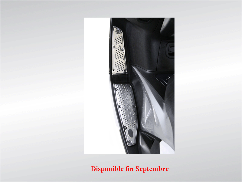 LIQUIDATION - PLATINE REPOSE PIED FRONTAUX   X-CITING 400 (la paire) KYMCO PLATINE REPOSE PIED FRONTAUX X-CITING 400 (la paire) origine KYMCO -DISPO