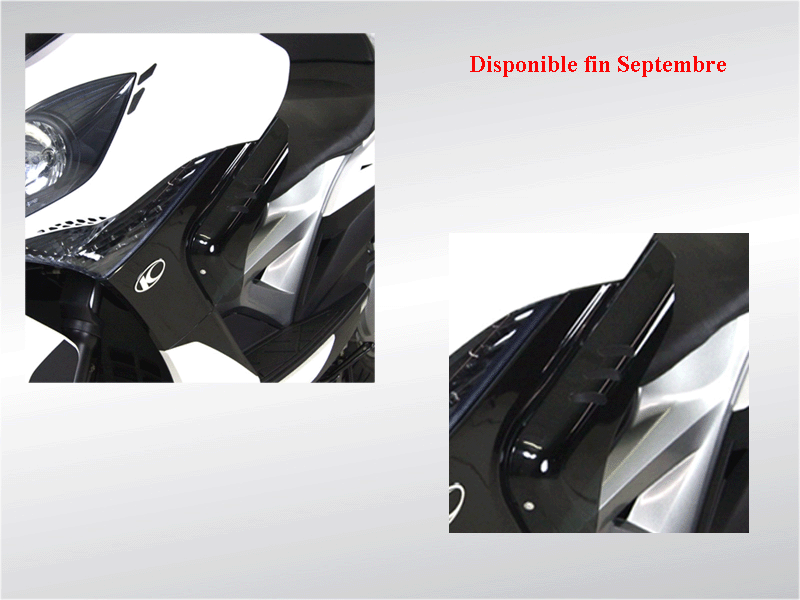 DEFLECTEURS LATERAUX MARRON FUME X-Citing 400/500 MMC ( la paire )