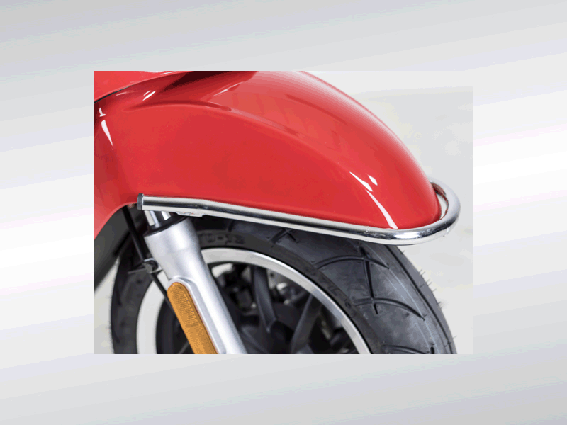 PROTECTION DE GARDE BOUE AVANT Pour NEW LIKE (Chrome) KYMCO KA-01-0492-PROTECTION DE GARDE BOUE AVANT Pour NEW LIKE (Chromé) origine KYMCO -DISPO