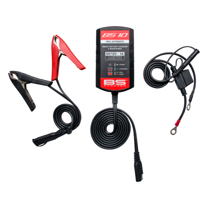 BS10 - CHARGEUR & MAINTIEN DE BATTERIE 6V/12V 1A  KYMCO BS10 - CHARGEUR & MAINTIEN DE BATTERIE 6V/12V 1A
CHARGE ET ENTRETIEN (PLOMB ET LITHIUM) origine KYMCO -DISPO