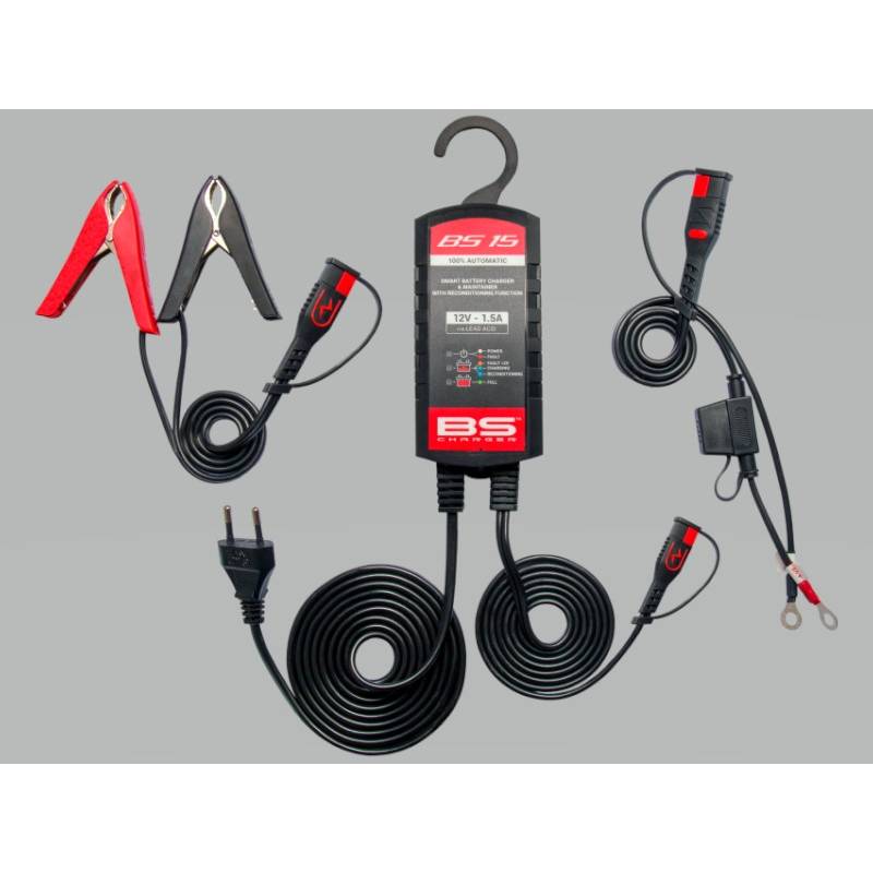 BS15 - CHARGEUR & MAINTIEN DE BATTERIE 12V 1.5 A  KYMCO BS15 - CHARGEUR & MAINTIEN DE BATTERIE 12V 1.5 A
CHARGE ET ENTRETIEN (PLOMB) origine KYMCO -DISPO
