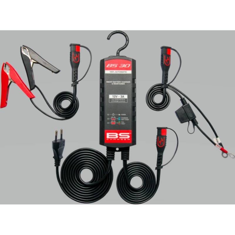 BS30 - CHARGEUR & MAINTIEN DE BATTERIE 12V 3 A  KYMCO BS30 - CHARGEUR & MAINTIEN DE BATTERIE 12V 3 A
CHARGE ET ENTRETIEN (PLOMB ET LITHIUM) origine KYMCO -DISPO