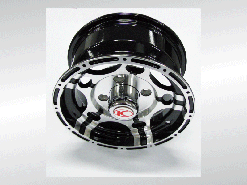 FIN DE SERIE - JANTE ALU 6 x 12  4x110 ET15 AVANT KYMCO JANTE ALU AV MXU 500 IRS origine KYMCO -DISPO