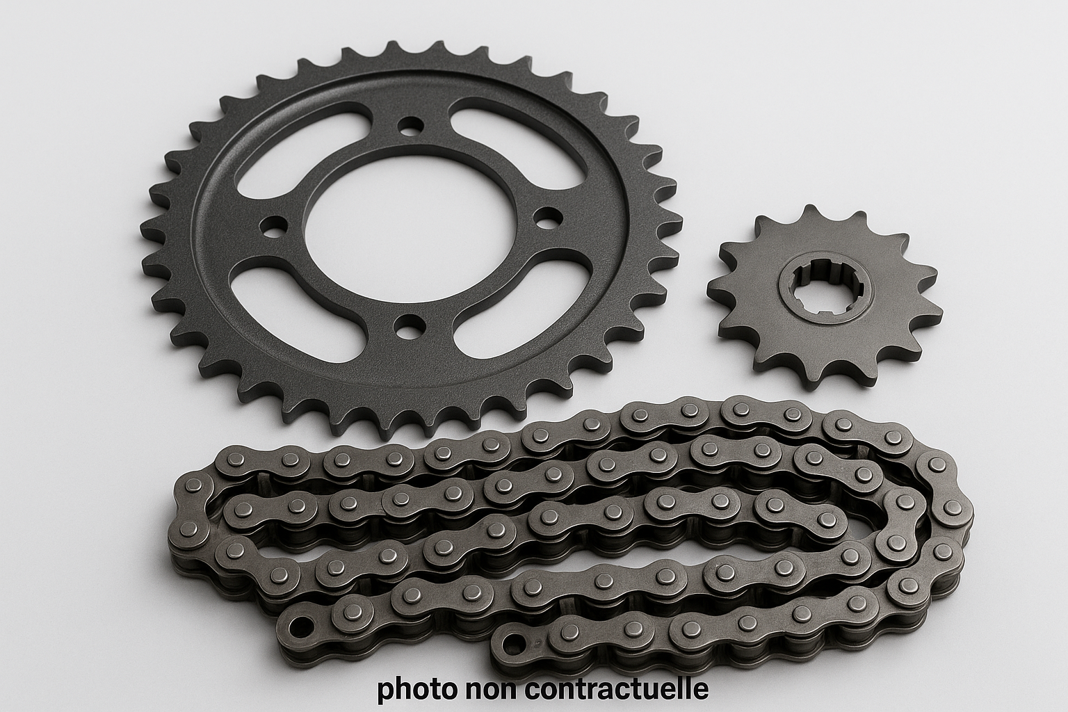 KIT CHAINE VOGE 125R (ADAPTABLE) - 15x52/428
 KIT CHAINE VOGE 125R QUALITE STANDARD (ADAPTABLE) - 15x52/428 origine VOGE -DISPO