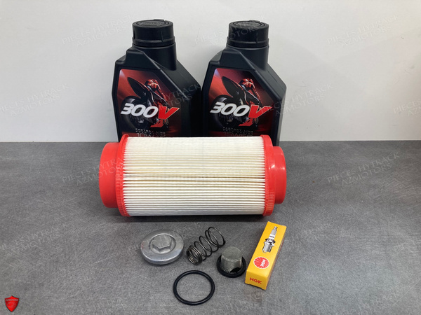 KIT ENTRETIEN MOTEUR MOTUL 300V 4T 10W-40 - (2L) HYTRACK HY310  origine hytrack -DISPO