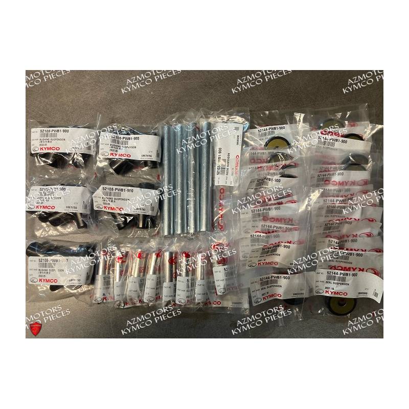 KIT DOUILLES TRIANGLES AVANT/ARRIERE MXU 500 IRS KIT DOUILLES TRIANGLES AVANT/ARRIERE MXU 500 IRS
(NE CONVIENT PAS POUR ARBRE ARRIERE RIGIDE)
 origine KYMCO -DISPO