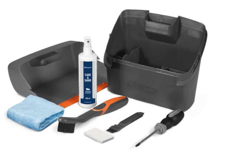 KIT DE NETTOYAGE ET D ENTRETIEN AUTOMOWER HUSQVARNA KIT DE NETTOYAGE ET D ENTRETIEN AUTOMOWER HUSQVARNA origine HUSQVARNA -DISPO