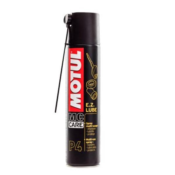 HUILE / LUBRIFIANT MULTIFONCTION MOTUL P4 E.Z LUBE (AEROSOL 400ML) 102991 - HUILE / LUBRIFIANT MULTIFONCTION MOTUL P4 E.Z LUBE (AEROSOL 400ML) origine MOTUL 