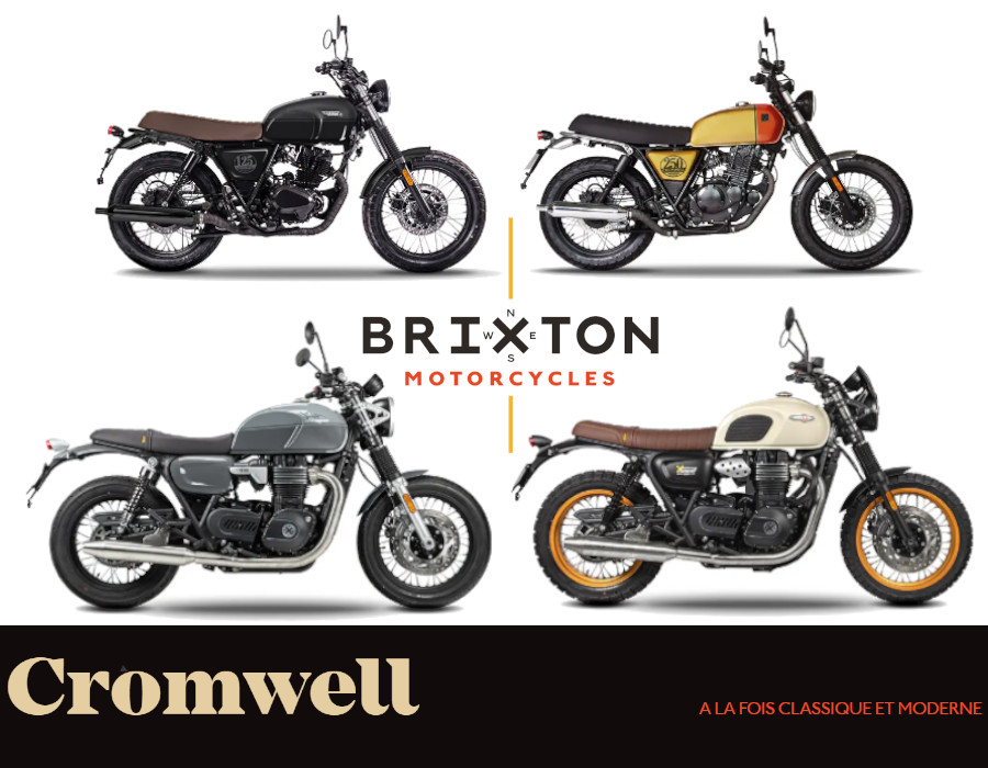 Pièces motos CROMWELL BRIXTON Pièces de rechange pour motos CROMWELL origine BRIXTON 