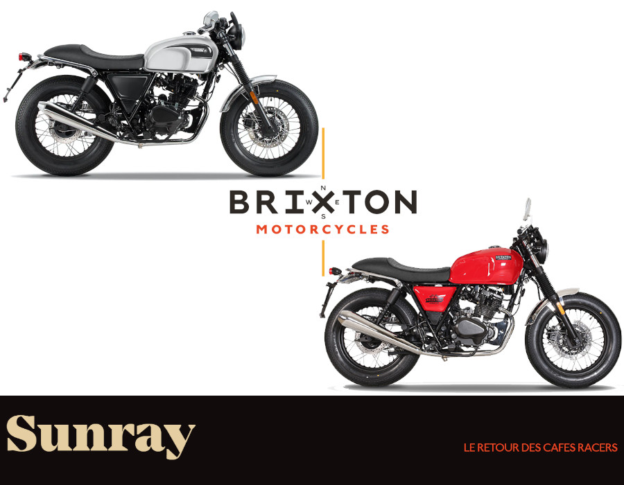 Pièces pour motos SUNRAY BRIXTON Vente de pièces de moto Brixton SUNRAY origine BRIXTON 