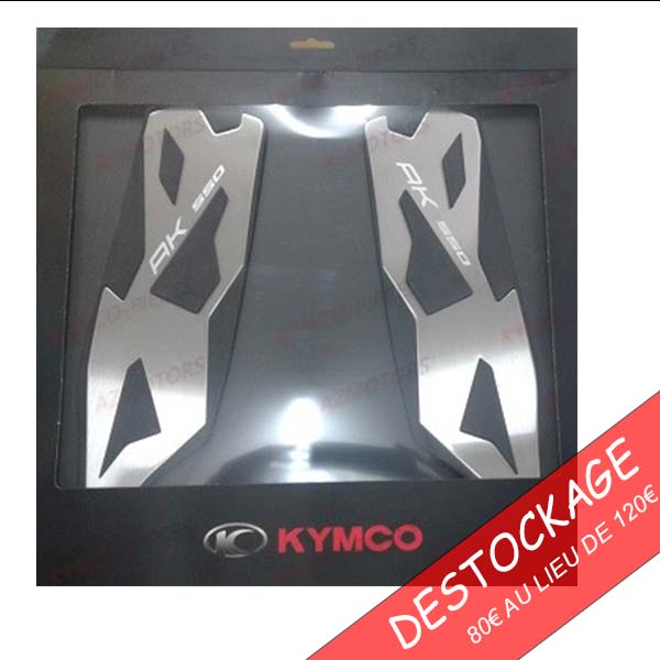 FIN DE SERIE - PLATINE REPOSE PIED INTERMEDIAIRES AK 550 (la paire) KYMCO KA-01-0505-PLATINE REPOSE PIED INTERMEDIAIRES AK 550 (la paire) AK550 - DESTOCKAGE 80ttc au lieu de 120 origine KYMCO -DISPO