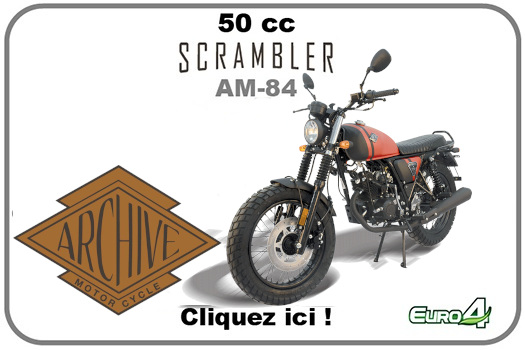 PIECE SCRAMBLER 50cc AM84 EURO4 ARCHIVE PIECE ARCHIVE MOTORCYCLE SCRAMBLER 50cc AM-84 EURO4 origine ARCHIVE_MOTORCYCLE 