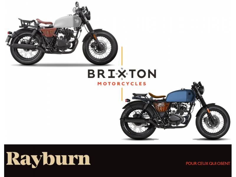Pièces pour motos RAYBURN BRIXTON Pièces détachées de carosserie moteur cadre pour Brixton RAYBURN origine BRIXTON 
