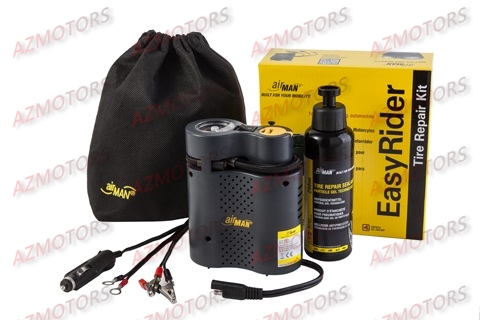 Kit anti crevaison Compresseur, gonfleur avec un liquide 12volt Pour  voiture moto scooter - Équipement auto