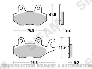 1 JEU DE PLAQUETTES ARRIERE METAL FRITTé [ADAPTABLE] Freinage / Plaquettes
Kyoto - Plaquettes
Référence : S1085A
Marque : Kyoto
Désignation : Plaquette Kyoto SEMI METAL origine AZMOTORS 