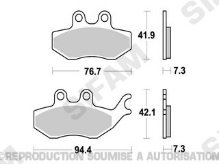 Plaquettes-Kyoto-SEMI METAL
Référence : S1119
 Freinage / Plaquettes
Kyoto - Plaquettes
Référence : S1119
Marque : Kyoto
Désignation : Plaquette Kyoto SEMI METAL origine AZMOTORS 