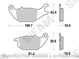 Plaquettes-Kyoto-SEMI METAL
Référence : S1167
 Freinage / Plaquettes
Kyoto - Plaquettes
Référence : S1167
Marque : Kyoto
Désignation : Plaquette Kyoto SEMI METAL origine AZMOTORS 