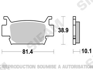 Plaquettes-Kyoto-SEMI METAL
Référence : S1275
 Freinage / Plaquettes
Kyoto - Plaquettes
Référence : S1275
Marque : Kyoto
Désignation : Plaquette Kyoto SEMI METAL origine AZMOTORS 