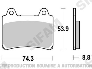 Plaquettes-Kyoto-SEMI METAL
Référence : S1242
 Freinage / Plaquettes
Kyoto - Plaquettes
Référence : S1242
Marque : Kyoto
Désignation : Plaquette Kyoto SEMI METAL origine AZMOTORS 