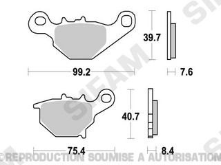 Plaquettes-Kyoto-SEMI METAL
Référence : S1358
 Freinage / Plaquettes
Kyoto - Plaquettes
Référence : S1358
Marque : Kyoto
Désignation : Plaquette Kyoto SEMI METAL origine AZMOTORS 