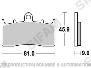 Plaquettes-Kyoto-SEMI METAL
Référence : S1439N
 Freinage / Plaquettes
Kyoto - Plaquettes
Référence : S1439N
Marque : Kyoto
Désignation : Plaquette Kyoto SEMI METAL origine AZMOTORS 