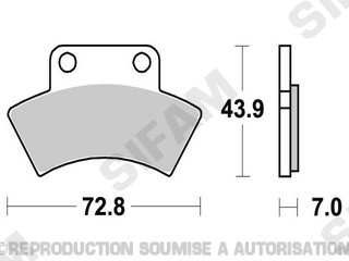 Plaquettes-Kyoto-SEMI METAL
Référence : S1950
 Freinage / Plaquettes
Kyoto - Plaquettes
Référence : S1950
Marque : Kyoto
Désignation : Plaquette Kyoto SEMI METAL origine AZMOTORS 