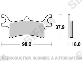 Plaquettes-Kyoto-SEMI METAL
Référence : S1992
 Freinage / Plaquettes
Kyoto - Plaquettes
Référence : S1992
Marque : Kyoto
Désignation : Plaquette Kyoto SEMI METAL origine AZMOTORS 