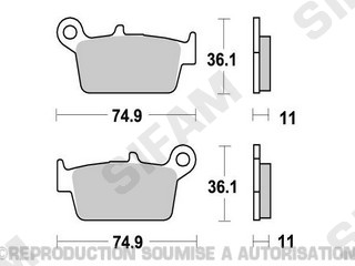 Plaquettes-Kyoto-SEMI METAL
Référence : S2002
 Freinage / Plaquettes
Kyoto - Plaquettes
Référence : S2002
Marque : Kyoto
Désignation : Plaquette Kyoto SEMI METAL origine AZMOTORS 