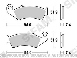 Plaquettes-Kyoto-SEMI METAL
Référence : S2005
 Freinage / Plaquettes
Kyoto - Plaquettes
Référence : S2005
Marque : Kyoto
Désignation : Plaquette Kyoto SEMI METAL origine AZMOTORS 