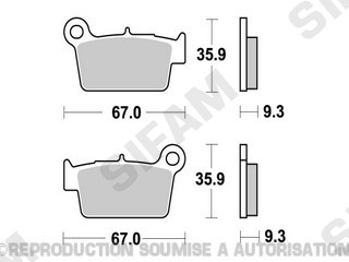 Plaquettes-Kyoto-SEMI METAL
Référence : S2017
 Freinage / Plaquettes
Kyoto - Plaquettes
Référence : S2017
Marque : Kyoto
Désignation : Plaquette Kyoto SEMI METAL origine AZMOTORS 