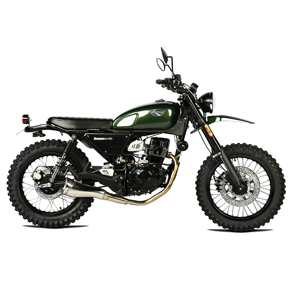 MOTO Masai SCRAMBLER 125 EURO 4 VERT *hors frais de mise en route et d`immatriculation

