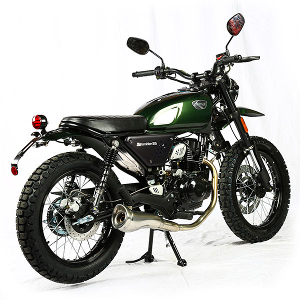 MOTO Masai SCRAMBLER 125 EURO 4 VERT *hors frais de mise en route et d`immatriculation


