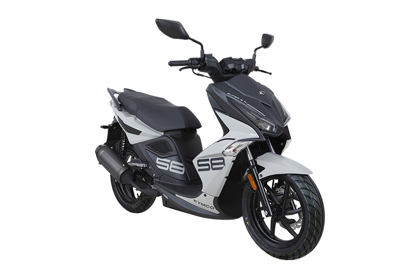 SCOOTER KYMCO SUPER 8 50 R E5+ GRIS ALPIN
 SCOOTER KYMCO SUPER 8 50 R E5 GRIS ALPIN
(hors frais de mise en route et d immatriculation) origine KYMCO -DISPO