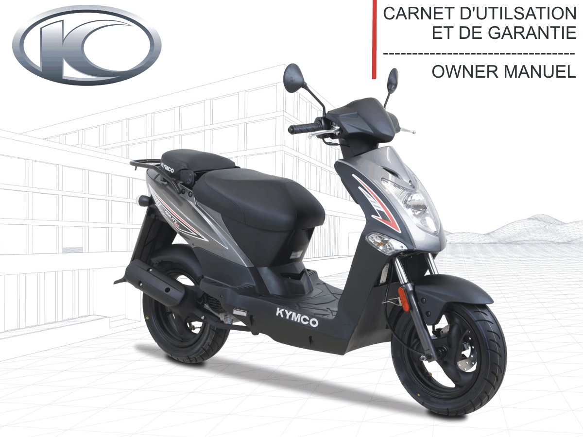 FR - MANUEL UTILISATEUR AGILITY 50 (derniere pieces dispo) KYMCO FR - MANUEL UTILISATEUR AGILITY 50 EURO2 origine KYMCO -DISPO