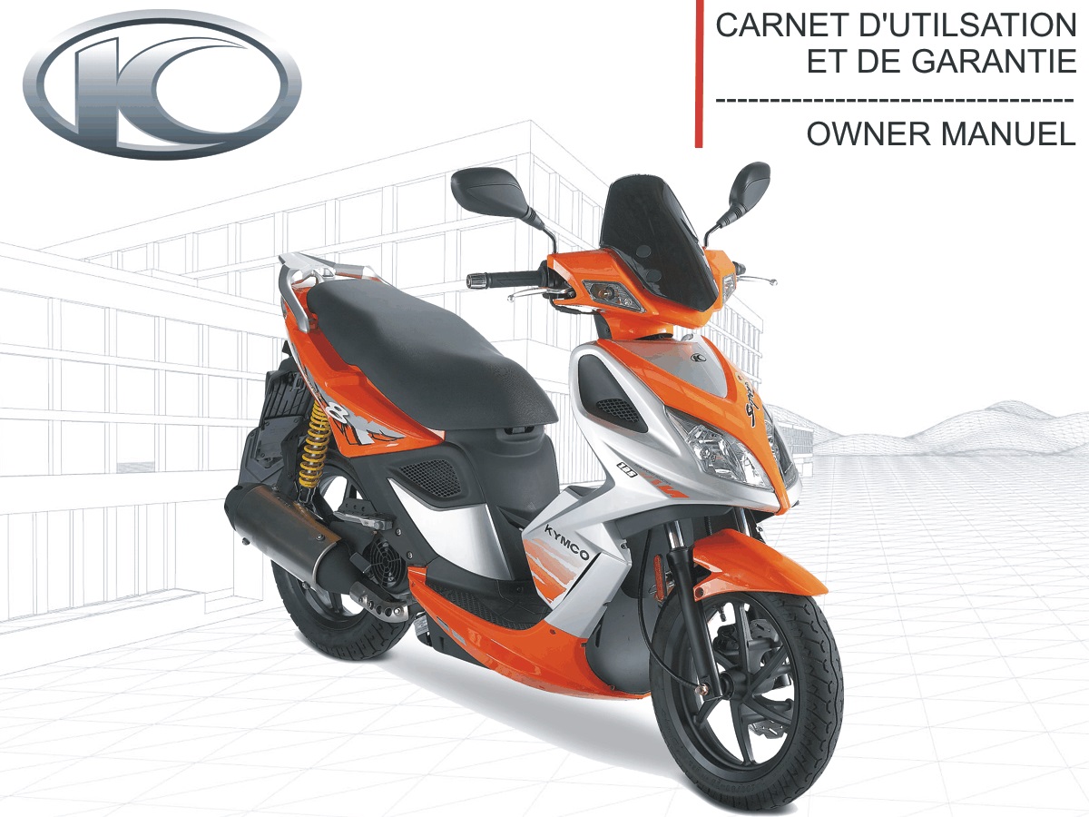 FR - MANUEL UTILISATEUR SUPER 8 50 2T (derniere pieces dispo) KYMCO FR - MANUEL UTILISATEUR SUPER 8 50 2T origine KYMCO -DISPO