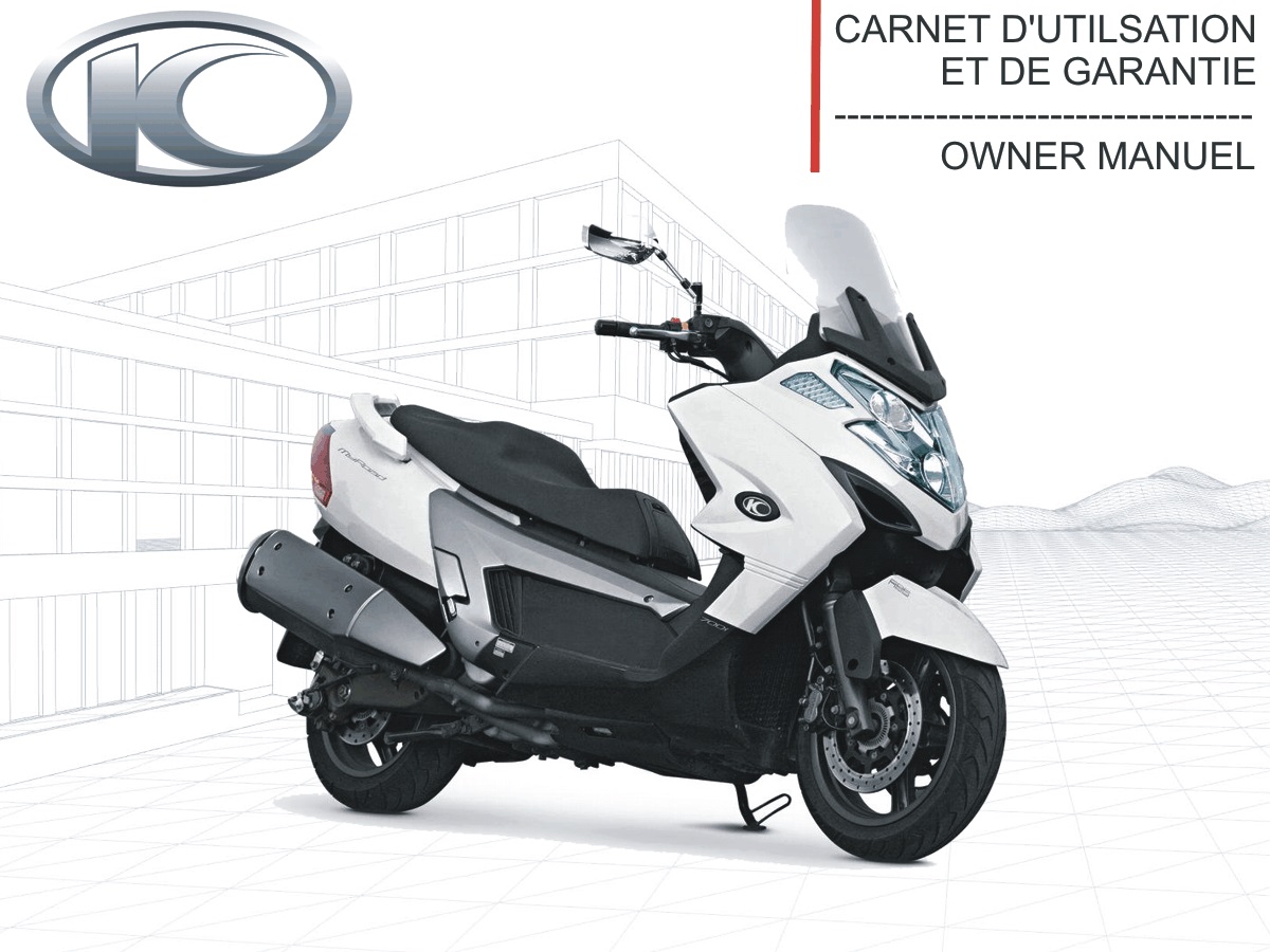 FR - MANUEL UTILISATEUR MY ROAD 700 (derniere pieces dispo) KYMCO FR - MANUEL UTILISATEUR MY ROAD 700 EURO3 origine KYMCO -DISPO