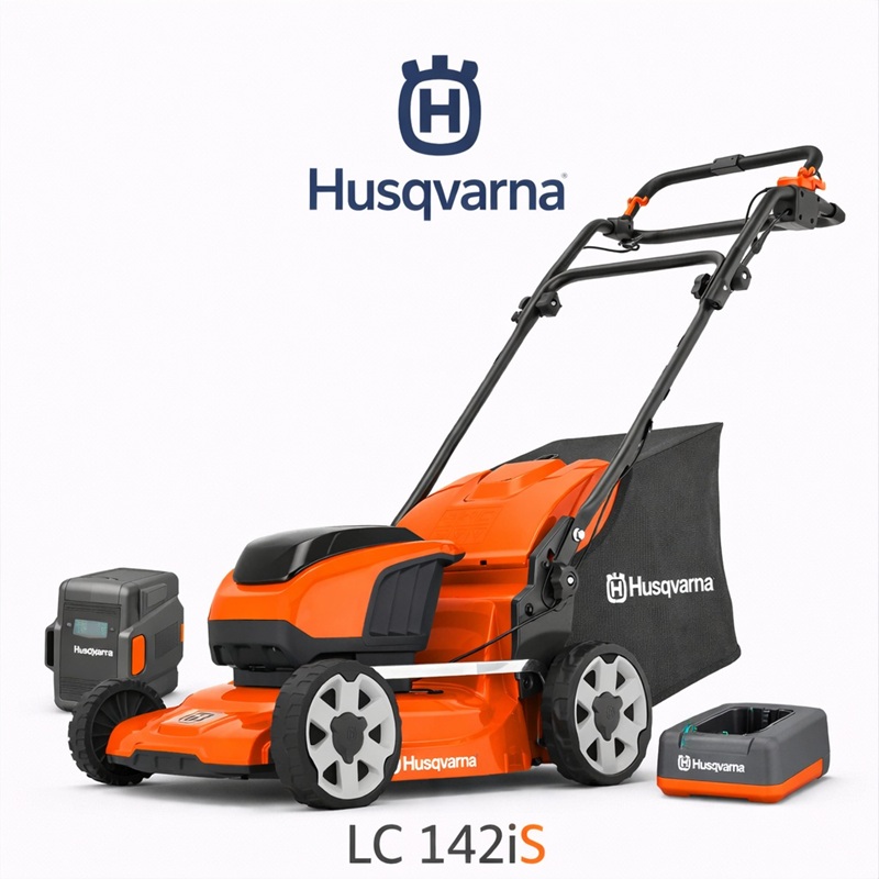 HUSQVARNA Tondeuse LC 142iS avec batterie et chargeur Tondeuse LC 142iS avec batterie et chargeur origine HUSQVARNA -DISPO