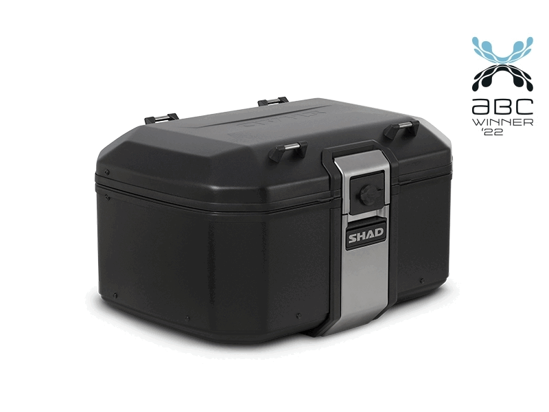 TOP CASE ALUMINIUM NOIR TR55 TOP CASE SHAD ALUMINIUM NOIR TR55 origine KYMCO 