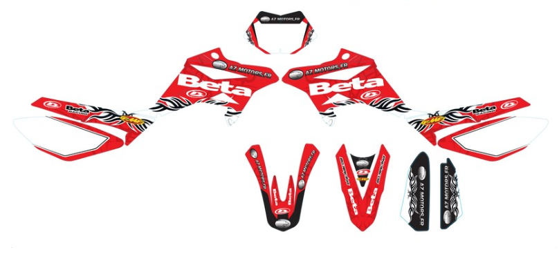 Kit Deco TRIBAL BETA 50 SM 12-2017 Kit Deco TRIBAL BETA 50 SM 12-2017 origine AZMOTORS -DISPO