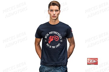 A03160080500 - T-SHIRT PADDOCK GOING DIRTY BLEU BETA ( TAILLE XL )