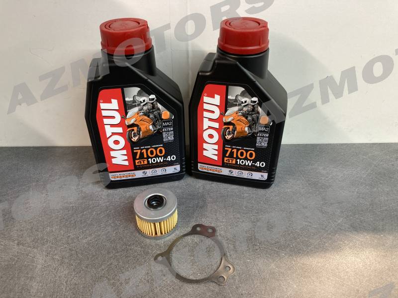 KIT VIDANGE MOTEUR VOGE 300 AC/DS/R/ACX/RALLY ET HUILE MOTUL 7100 4T 10W-40 - (2L)   origine  -DISPO