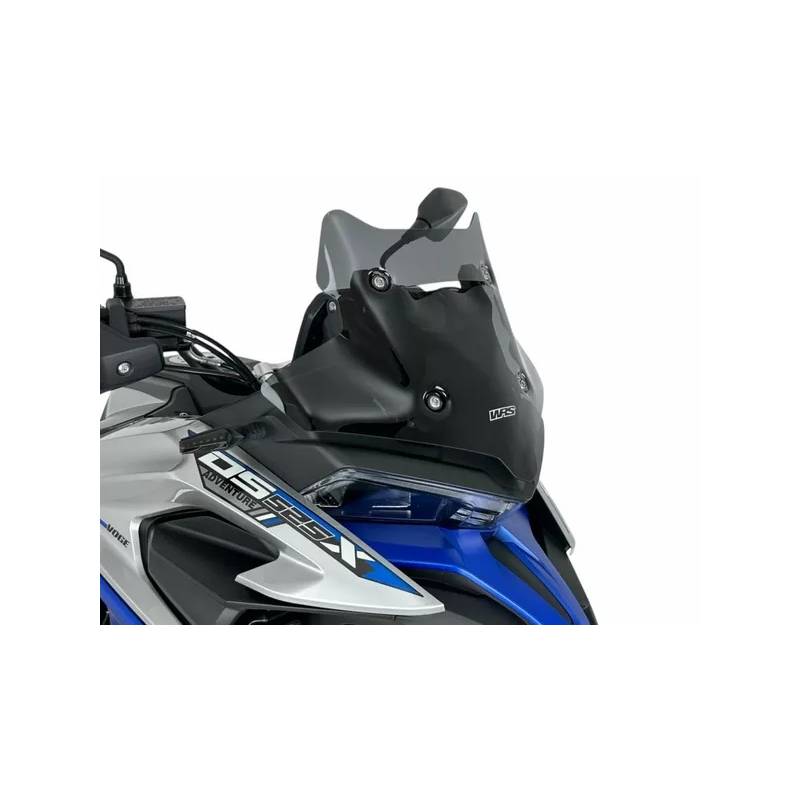 PARE-BRISE VALICO DARK SMOKE VOGE 525 DSX HAUTEUR 32,5 CM SAUT VENT BULLE FUME FONCE VOGE 525 DSX HAUTEUR 32,5 CM origine VOGE -DISPO