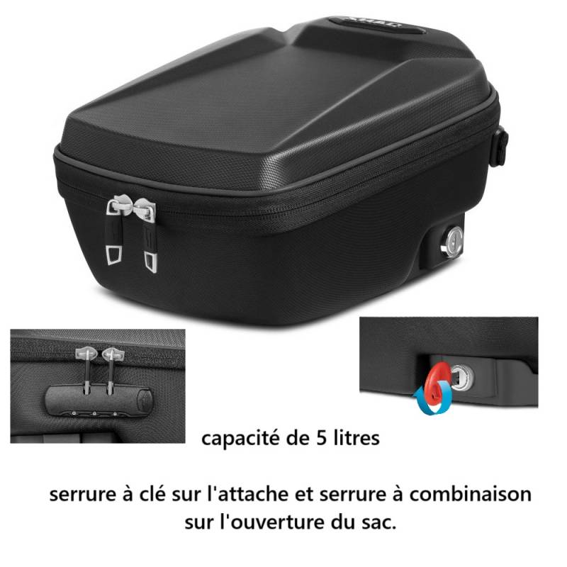 SACOCHE DE RESERVOIR SHAD CLICK SYSTEM E091CL Capacité : 5 litres origine VOGE -DISPO