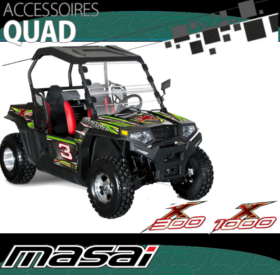 Accessoires SSV MASAI X300/X1000 Accessoires BUGGY MASAI X1000/X300 origine masai 