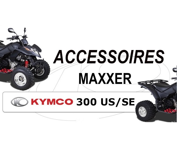 KYMCO MAXXER 300 quad ATV valise amovible verrouillage tc11rr place pour 2 Casques 